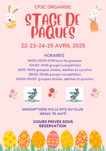 STAGE DE PÂQUES 2025